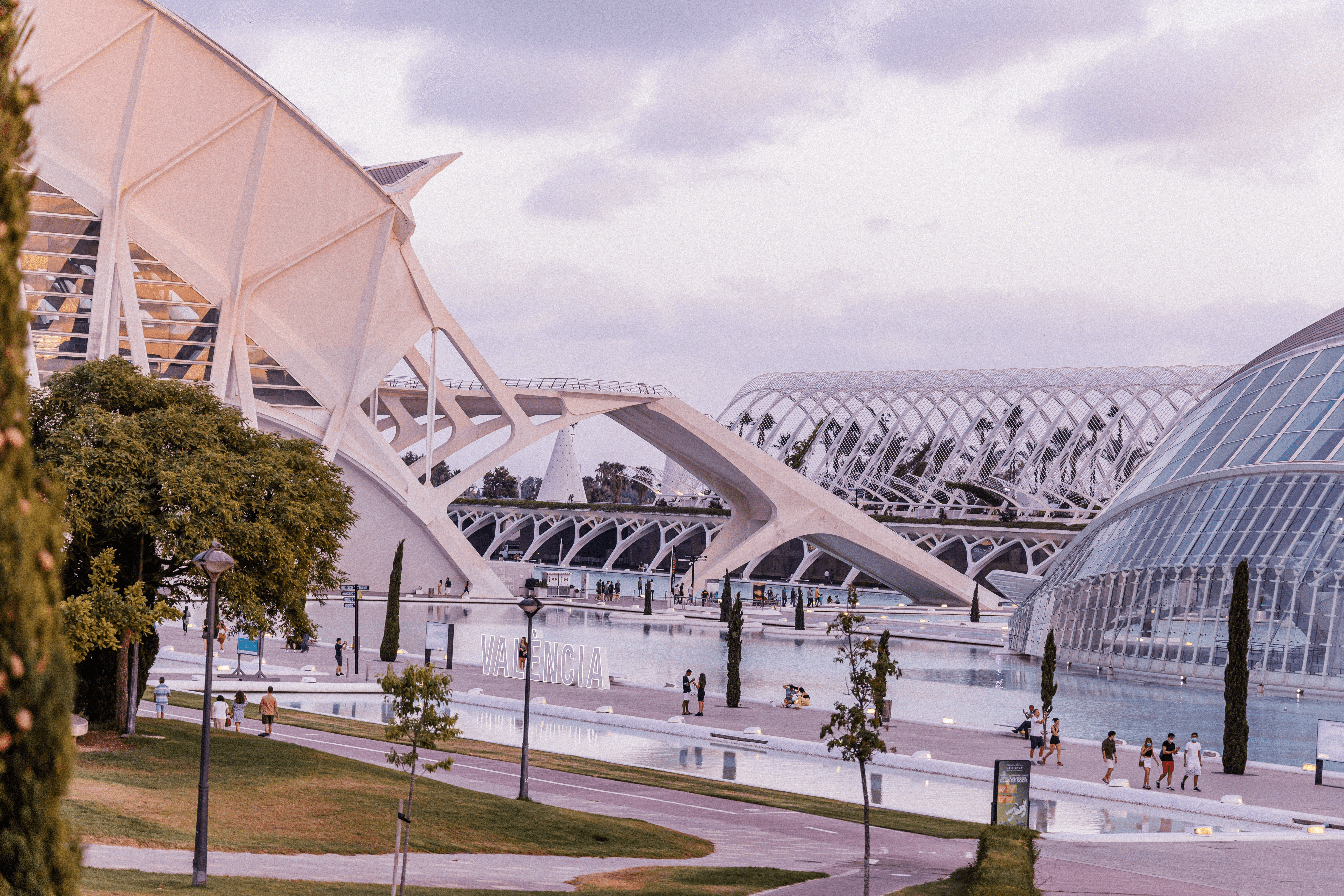 City of Arts and Sciences Private tour of Valencia in front of the City of Arts and Sciences