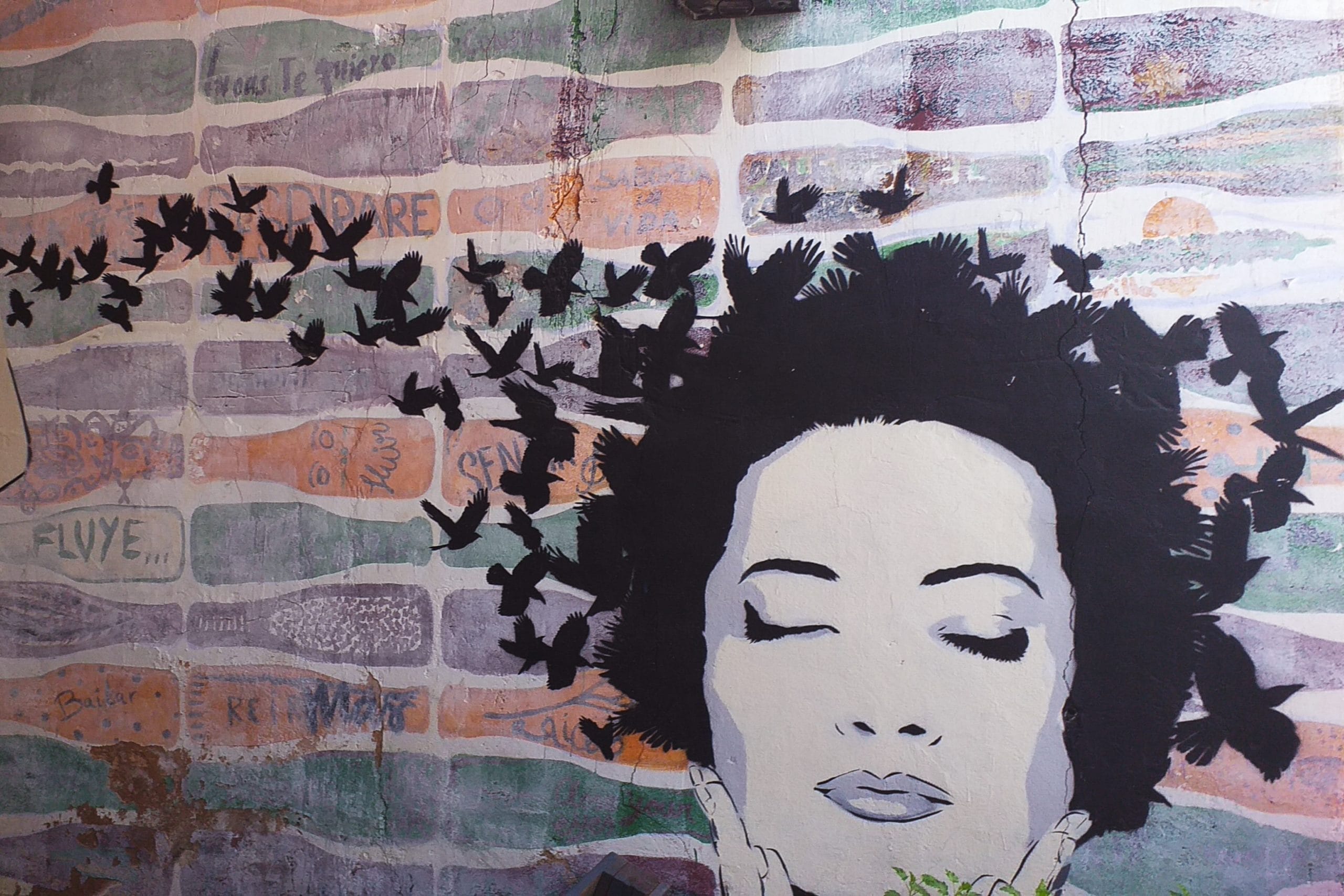 street art in el carmen neighbourhood valencia